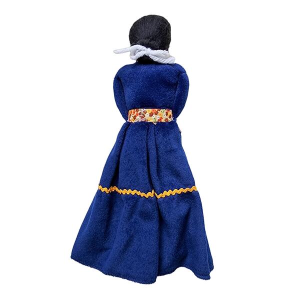 Vintage Native American Handmade Cloth Dolls Folk Art Beaded Primitive Navajo - Picture 4 of 14